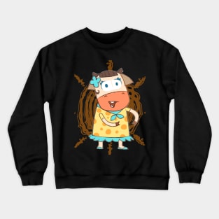 Cora Cow Crewneck Sweatshirt